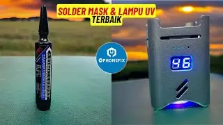 Lem UV Kering Dalam 3 Detik Saja, ( Mijing Uv + Lampu UV Aixun ) Solder Mask / UV Curing Terbaik
