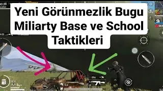 Pubg Mobile Yeni G&ouml;r&uuml;nmezlik Bugu Miliarty Base ve School Taktikleri Rank Taktikleri