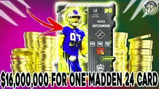 I SPENT 16 MILLION COINS FOR 1 MADDEN 24 CARD! MUT 24!✅