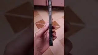 Iphone 12 pro max black leather skin with Ringke Fusion Smoke Black