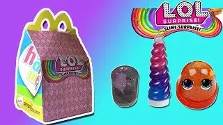 LOL SURPRISE SLIME HAPPY MEAL! СЮРПРИЗЫ ЛОЛ ХЭППИ МИЛ в МаКДОНАЛЬДС!  DIY Happy Meal!