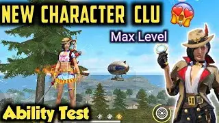 Free fire new character Clu full details. Clu skill full details. New female character CLU full revi