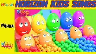 Learning Colors and Numbers Song | Colorful Eggs on the Farm | Horizon Nursery Rhymes & Kids Songs