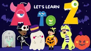 Spooky Alphabet Adventure with Friendly Monsters! 🎃👻 | Halloween ABC for Kids