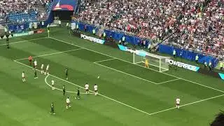 Australia&rsquo;s goal vs Denmark match day 2 from the stands