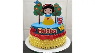 ME APAIXONEI POR ESSE GLOW CAKE DA BRANCA DE NEVE