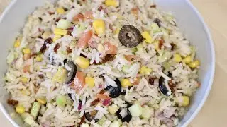 ENSALADA DE ARROZ BASMATI, FRESCA, LIGERA Y MUY FÁCIL DE PREPARAR
