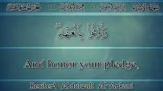 عبد الولي الأركاني - وإما تعرضن عنهم [سورة الإسراء 1426 هـ] ABDULWALI ALARKANI