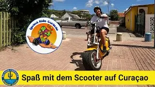 Spa&szlig; mit dem Scooter auf Curacao - Iguana Ride #e-scooter #curacao