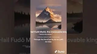 🎵 Hail Fudō Myōō, the immovable king | Suno AI Music Generator
