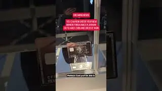 СОВЕРШЕННО НОВЫЙ ДИЗАЙН КАРТЫ AMEX PLATINUM!