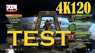 Doom Eternal 4K120 RTX ON gameplay YouTube test