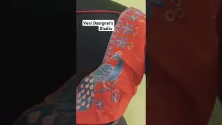 embroidery work blouse #maggam #embroidery #creative #sewing #tailor  #designeroutfit  #blouse