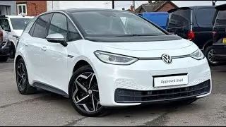 Approved Used Volkswagen ID.3 1st Edition 58kW 204PS in Glacier White | HG70ZCK | Wrexham Volkswagen