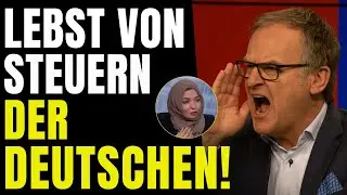 Plasberg rastet v&ouml;llig aus! Arrogante MUSLIMA beschimpft die Deutschen!