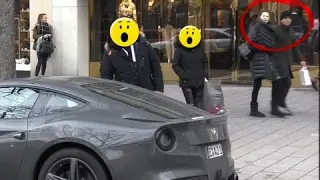 Ferrari F12berlinetta - People's Reactions in D&uuml;sseldorf! [Mr Lion]