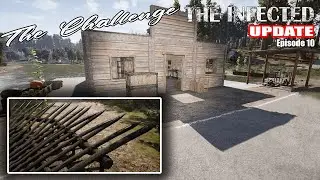 The Infected | More Tech & Starting On Base Defenses (Spike Traps) | THE CHALLENGE Ep10