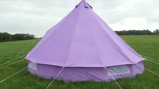 Boutique Camping - 5m Pastel Lilac Bell Tent