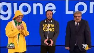 Crozza nel Paese delle Meraviglie - Crozza/Maroni de-veritizzato H24 incontra Bossi e Salvini