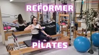 Bel, sırt kaslarını kuvvetlendirme, esneme ve duruş stab.Reformer pilates hareketlerinden örnekler.