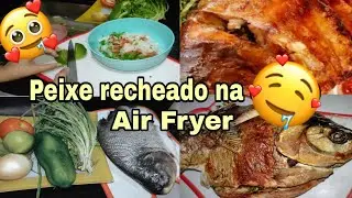  COMO FAÇO  TILÁPIA NA AIR FRYER FICA UMA DELÍCIA 🐟🤤😋