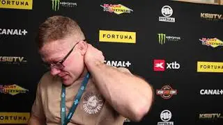 MATEUSZ GOLA PO WALCE NA KSW 114 | WYWIAD BACKSTAGE |
