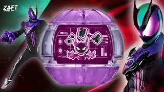 Paradigm Gravity Capsem Animated Pixel Kamen Rider Zeztz Driver Henshin 仮面ライダーゼッツパラダイム グラビティカプセム 変身音
