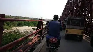 Huge amount of water in Indus river at Kotri Bridge