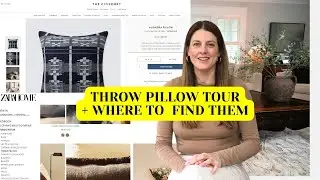 Victoria BC Home Style: My Throw Pillow Collection & Where to Find Them