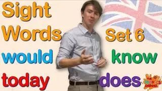 Tricky Words / Sight Words - British / English Phonics - Set 6