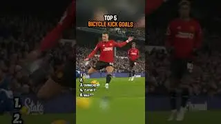 Top 5 Bicycle Kick Goals That Shook the World 😱⚽🔥 #Shorts