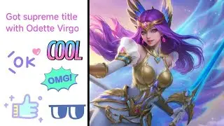 Finally I got supreme title with Odette Virgo ♍💜