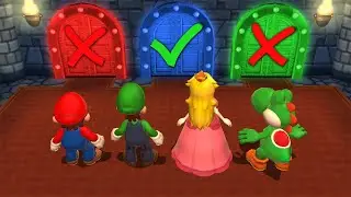 Mario Party 9 Minigames &mdash; Луиджи против Марио против Пич против Йоши (сложность &laquo;Мастер&raquo;)