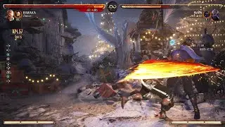 MK1 Baraka/Cyrax 3 bar 2 kameo combo POST PATCH NERF 46%