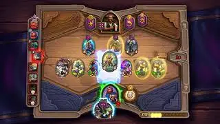 George the Fallen Win - Double Amalgram Menagerie Strategy  - Hearthstone Battlegrounds - 12/18/19