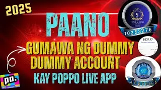 POPPO LIVE APP 2025 l PAANO GUMAWA NG DUMMY ACCOUNT l PARA MAKACOLLECT NG COINS lMimmiShane#youtube