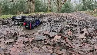 Traxxas trx4m defender and traxxas trx4m high trail seven hills lilford woods