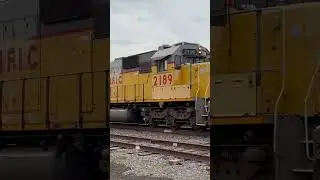 UP SD60 Spartan Cab leads the UP-BNSF interchange local