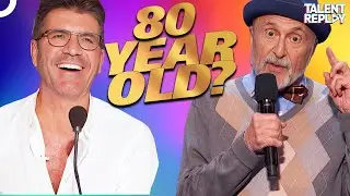 80-Year-Old Marty Ross Delivers Age-Related Laughs! | America's Got Talent