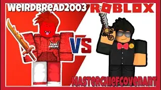 MASTERCHIEFCOVENANT VS WEIRDBREAD2003 WHO WILL WIN?! *INTENSE* (ROBLOX ASSASSIN LORD SINISTER BET)