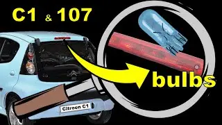 Снятие третьего стоп-сигнала Citroen C1