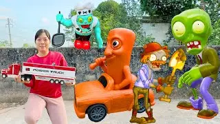 Kem Ốc v&agrave; khủng long săn zombie, cứu xe container, xe cảnh s&aacute;t, con vịt, con r&ugrave;a, cua. Theu Chanel