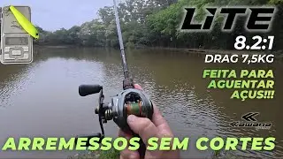 Carretilha KAWANA LITE 8.2:1 &eacute; boa? ARREMESSOS