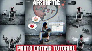 AESTHETIC LOST PHOTO EDITING PICSART🔥😱 || AESTHETIC EDITING TUTORIAL #01DREAMEDITZ🔥😱