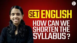 SET ENGLISH | HOW CAN WE SHORTEN THE SYLLABUS | SET EXAM COACHING CLASS | KERALA SET EXAM 2026