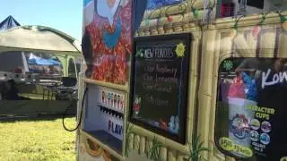 Kona Ice at Lakefront Farmer's Market of Summerport Village in Windermere, FL