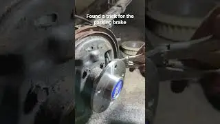Ever struggled with this cable at the back of your drum brakes? Check this out! #brakerepair