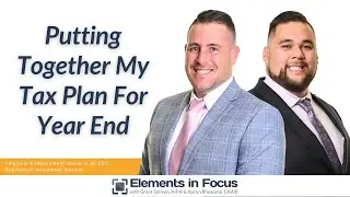 Putting Together My Tax Plan For Year End