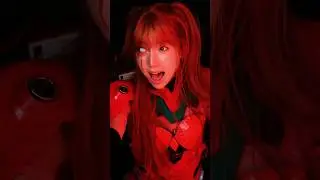 Had to do her iconic scream 🤭 #anime #cosplay #evangelion #neongenesisevangelion #asukalangley