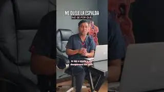Dolor en la espalda. #shorts | DR. RAWDY